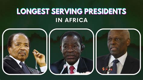 Top Longest Serving Presidents In Africa