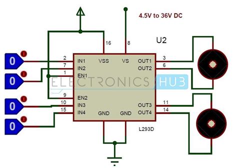 Interfacing Dc Motor With 8051 Microcontroller For Robot Control