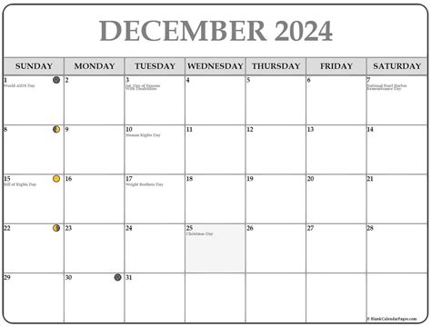 Full Moon Calendar December 2024 - Amalia Leonie