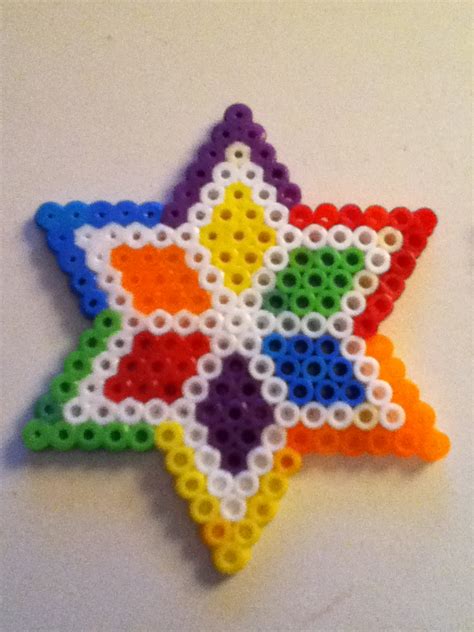 Perler Bead Rainbow Star By Yinlizzy On Deviantart