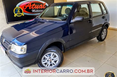 Fiat Uno Mpi Mille Fire V Flex P Manual Azul Flex Usado