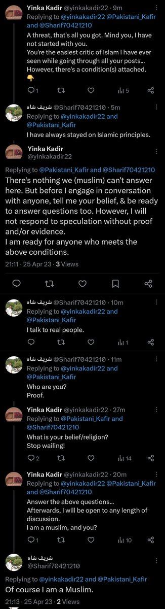 پاکستانی کافر On Twitter Two Muslims Came To Attack Me On My Timeline