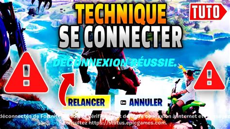 Probleme De Connexion Solution Pour Se Connecter A Fortnite Chapitre