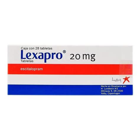 Lexapro 28 Tabletas De 20 Mg C U Walmart