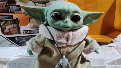 Baby Yoda Star Wars Animatronics Unboxing YouTube