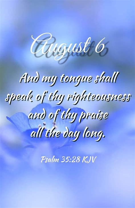 August Images Scripture Bible Verse Of The Day Kjv Image Quotes