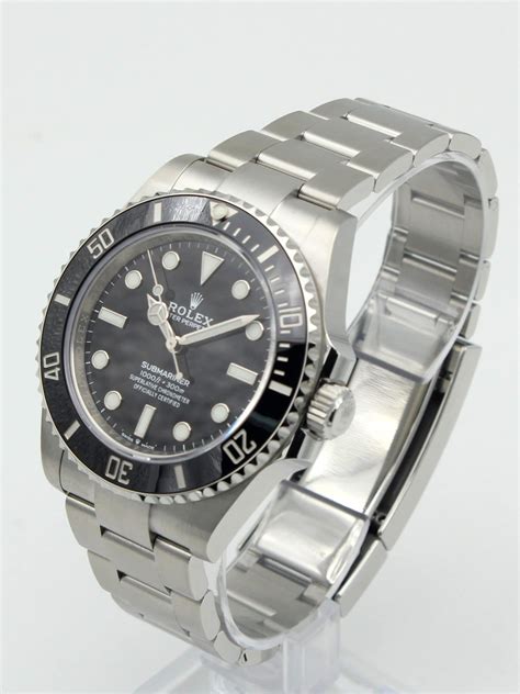 Rolex Submariner Mm No Date Stainless Steel Black Dial Model