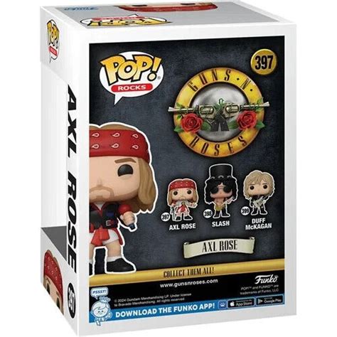 Funko Pop Rocks Guns N Roses Axl Rose Funko Pop Chase