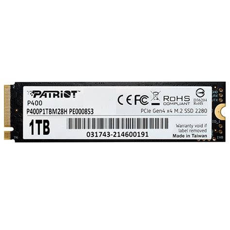 SSD Patriot P400 1 TB Dispozitive De Stocare Patriot Pe Enter Online