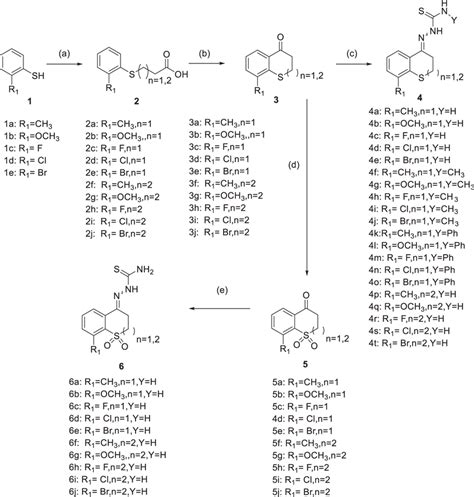 Synthesis Of Compounds 4at And 6aj Reaction Conditions And Reagents