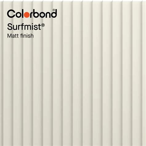 Surfmist® (Matt Finish - Standing Seam Profile) by COLORBOND® steel - Style Sourcebook