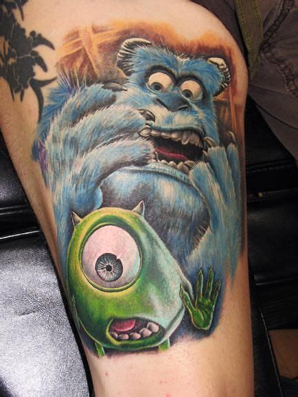 Mike Sully Disney Tattoos Nerdy Tattoos Cool Tattoos