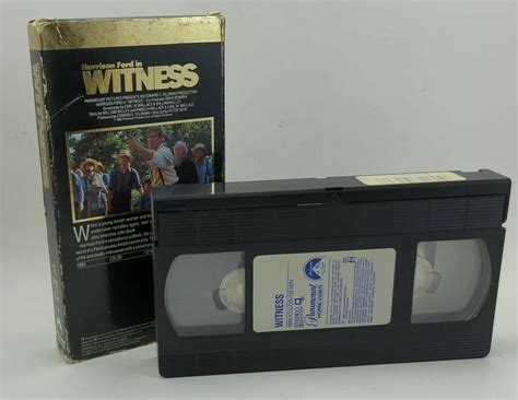 Witness • VHS 1985 • Special Collector's Series • Harrison Ford