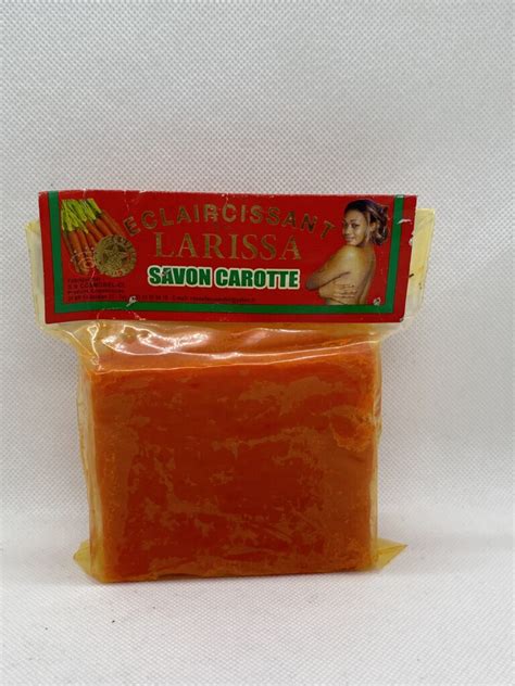 Savon Carotte Larissa Purifiant Gommant G Afro Exotique