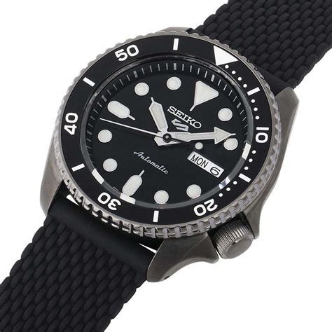 Seiko 5 Sports Black Dial Automatic Mens Watch Srpd65k2