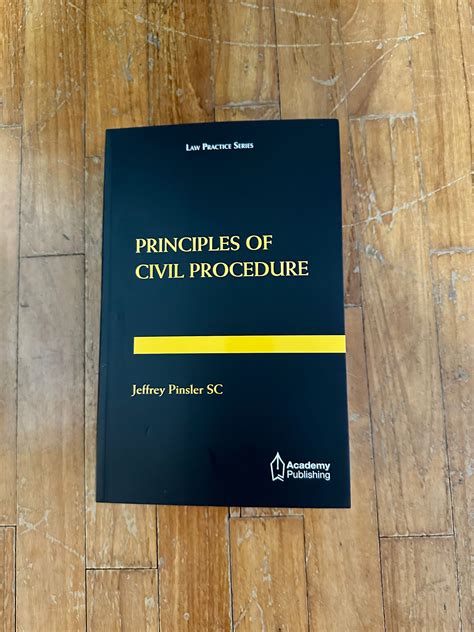 Principles Of Civil Procedure Softcover Edition 56 OFF