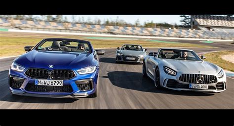 Bmw M Competition Takes On Mercedes Amg Gt R And Audi R On The Track