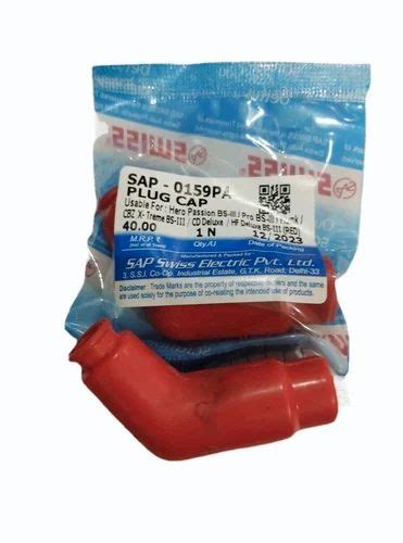 Red Plastic Plug Cap Hero Passion Hunk Cbz X Sap Pa At Rs Piece