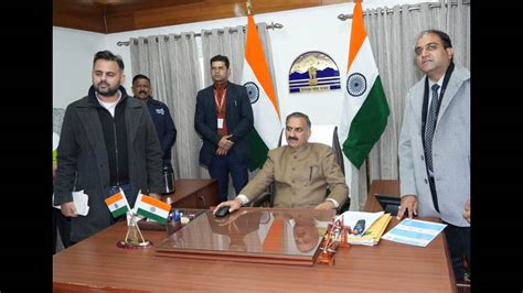 Himachal CM Sukhu Launches Portals For Efficient Governance Hindustan