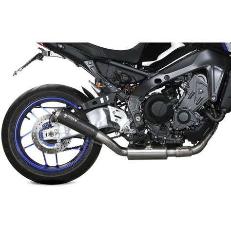 Mivv Y 066 LC4B X M1 Full Exhaust Black Steel For Yamaha MT 09 FZ 09