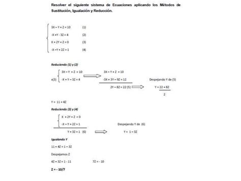 Ejercicio De Ecuaciones Lineales Ppt