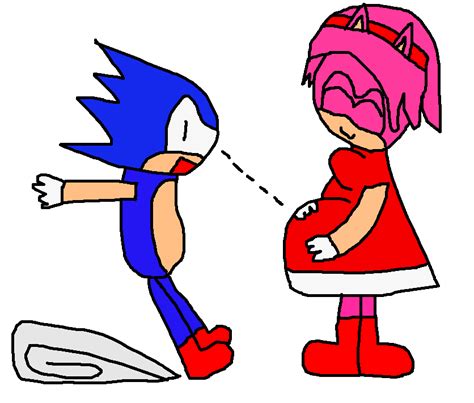 Sonic And Amy Having A Baby In Bed