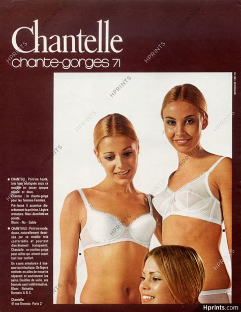 Chantelle Lingerie 1971 Advertisement