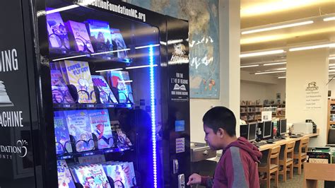 Book Vending Machines Encourage Reading In Elementary Middle Schools