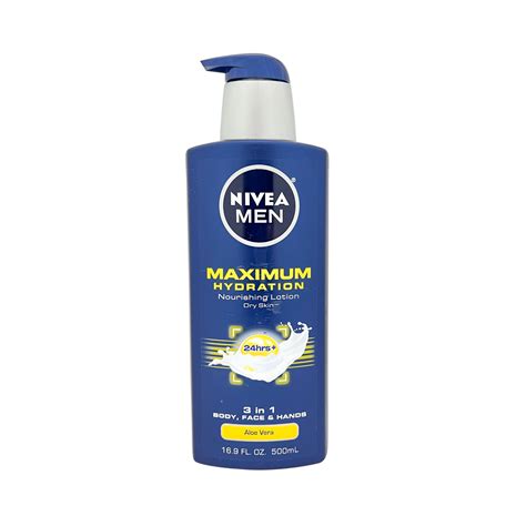 Nivea Maximum Hydration 3 In 1 Body Face Hands Lotion 169 Fl Oz