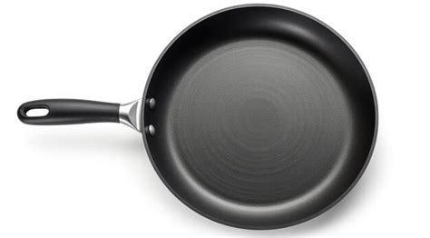 Premium AI Image Black Frying Pan With A Nonstick Teflon Coating