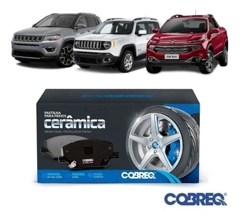 Pastilhas Freio Dianteira Jeep Compass Jeep Renegade Fiat Toro De