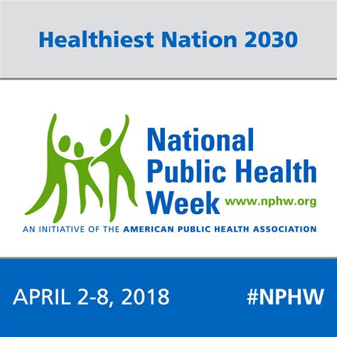 National Public Health Week Kicks Off Today Az Dept Of Health Services News