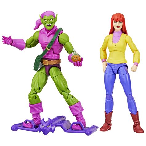 Marvel Legends Series Mary Jane Watson & Green Goblin, Spider-Man: The Animated Series 6-Inch ...