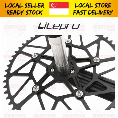 Litepro Edgepro Mm Hollowtech Integrated Crankset With Bsa Bottom