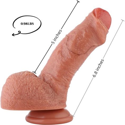 Hismith 6 8 Dual Density Ultra Realistic Dildo Sex Toy With KlicLok