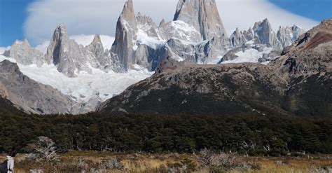 Person Hiking in the area of Mount Fitz Roy · Free Stock Photo