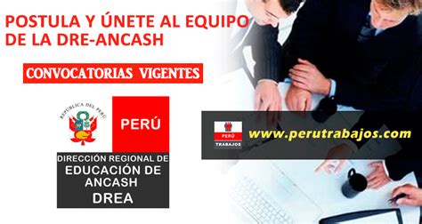 Empleo Direccion De Educacion Dre Ancash Analista En Implementaci N