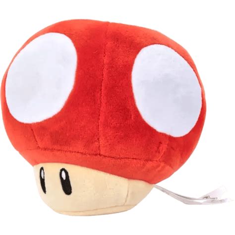 Super Mushroom with Sound – Super Mario – 6 Inch Sound Effects Plush ...