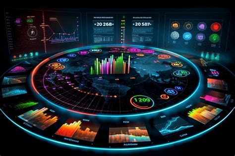 Ia De An Lise De Dados Do Painel De Kpi Gerada Foto Premium