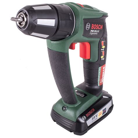 Шуруповерт бесщеточный аккумуляторный Bosch PSR 18 LI-2/2 Ergonomic, 18 ...