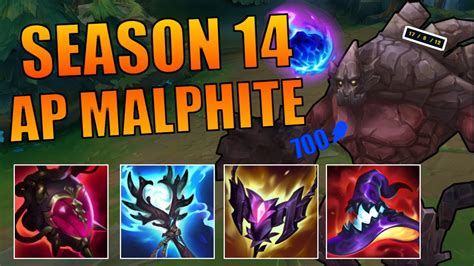 S14 New Best Build Ap Malphite Support Youtube