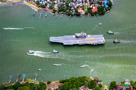 India Launches New Aircraft Carrier As China Concerns Grow Metro Us