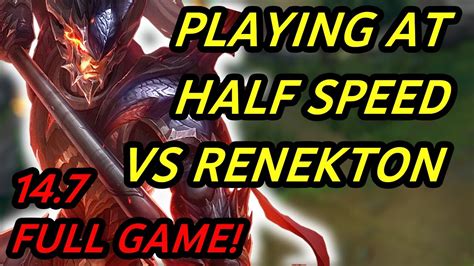 Xin Zhao Top Vs Renekton Youtube