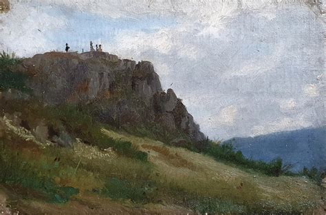 Proantic Beautiful Animated Landscape Oil On Canvas Xixth Century Ent