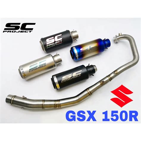 Exhaust Sc Project Gsx R150 Suzuki System Tabung Muffler Gsxr150 S150