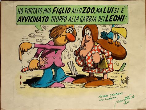 Benito Jacovitti Artefumetto Original Comic And Illustration Arts