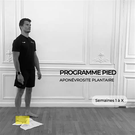 Programme Aponevrosite Plantaire Semaine 7 à 9 Hopp Sport