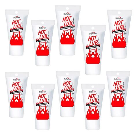 Gel Deslizante Beijável Hot Lub Hot Flowers Kit 10UN Distribuidora Hotflowers