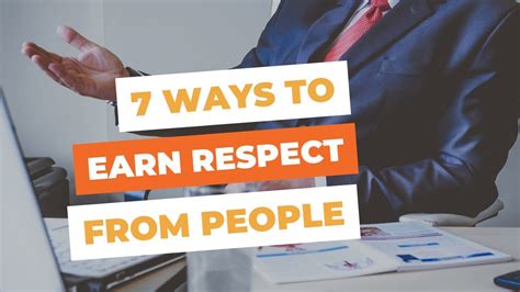 Ways To Earn Respect Youtube