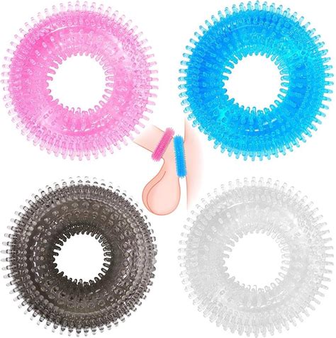 Sxovo Penis Ring 4 Pcs Set Delay Rings Tpe Cock Ring Penis